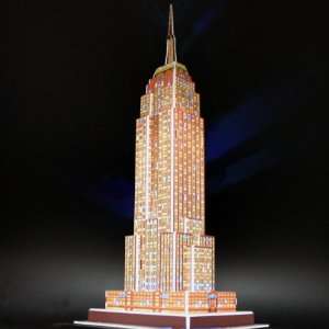 Empire State Building New York NY Color Changing LED Lighting Famous 