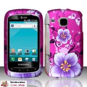   Rubberized Design Cover   Hibiscus Flowers Cell Phones & Accessories