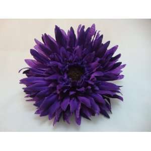  Purple Gerbera Daisy Hair Clip 