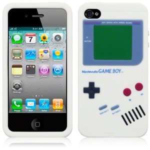 Nintendo Gameboy Silicone 3D Case Skin Back Cover for Apple iPhone 4 