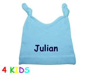 Baby Mütze bedruckt mit Julian oder Wunschtext #2  