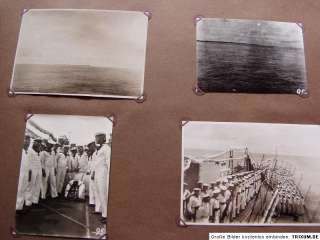 Album Kreuzer EMDEN 1.Reise 1926 28 ca. 797 Fotos + AK Kriegsmarine 