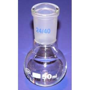 Flask, Boiling FB Heavy Duty 50ml 24/40 joint  Industrial 