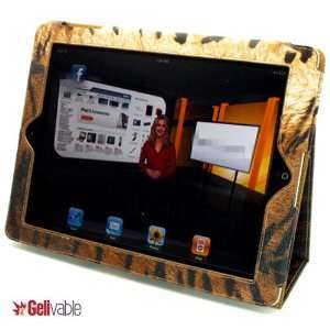  Ipad2 Premium Leather (Tiger) Case Cover with Stand,sleep 