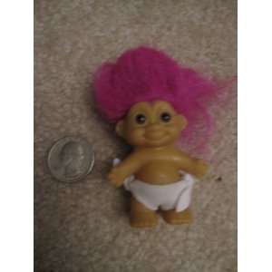  Russ Berrie Baby Troll, with Purple Hair Everything 