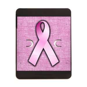  iPad 5 in 1 Case Matte Black Breast Cancer Pink Ribbon 