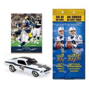 St. Louis Rams 1967 Ford Mustang Fastback Die Cast with Steven Jackson 