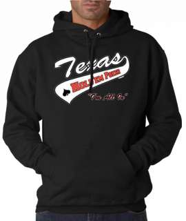 Texas Hold Em Poker All In 50/50 Pullover Hoodie  