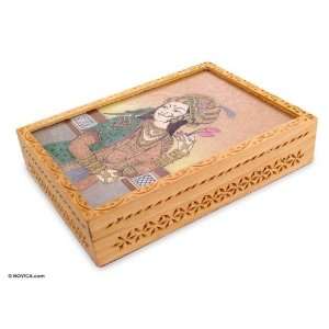  Gemstone jewelry box, Mughal Queen