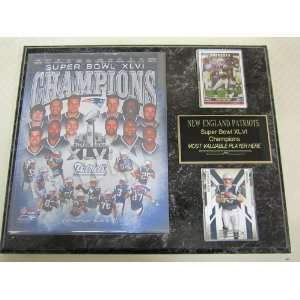   Super Bowl XLVI Champions 2 Card Collector Plaque PRE ORDER Sports