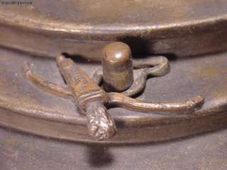Antique Bergman Vienna Bronze Mechanical Musical Lamp  