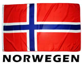Frauen Fussball WM 2011 Norwegen Fahne 90x150 Flagge  