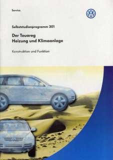 SSP 301 VW TOUAREG Heizung & Klimaanlage Handbuch 2C 4C  