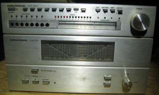 HiFi Grundig MA 100 Endverstärker + MT 100 Radio Tuner Mini Serie in 