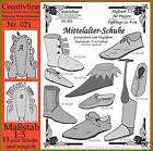 13 Schnittmuster 13 Mittelalter Schuhe Nr. 21