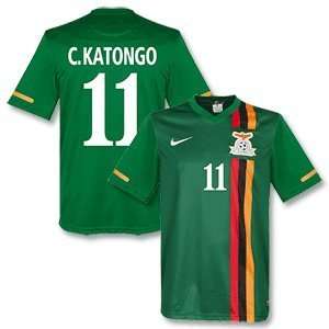  2012 Zambia Home Jersey + C. Katongo 11