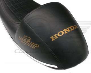 Sitzbezug Giuliari Sitzbank Höcker Honda CB 750 Four Logos Gold seat 