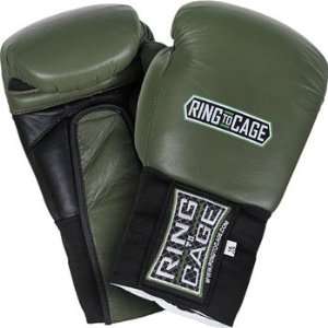  Ring To Cage MiM Foam Sparring Gloves with Velcro Elastic 