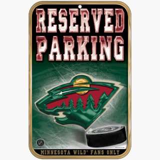  Minnesota Wild Reserved Fan Parking sign
