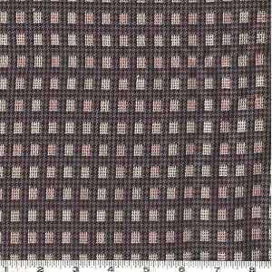  45 Wide Poly/Rayon Houndstooth Woven Suiting Black/Pink 