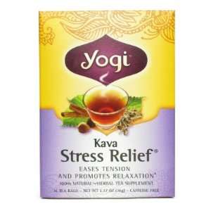  Yogi Tea  Kava Stress Relief Tea 16 Bg Health & Personal 
