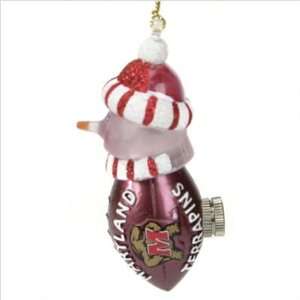  MARYLAND TERRAPINS LIGHT UP CHRISTMAS ORNAMENTS (3 