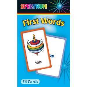   Dellosa CD 734005 Spectrum Flash Cards First Words Toys & Games