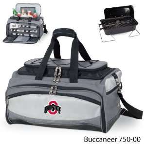 Ohio State Embroidery Buccaneer Insulated cooler tote w/3 pc BBQ tools 