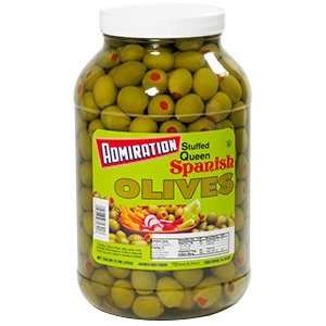 Admiration Stuffed Queen Olives   1 Gallon  Grocery 