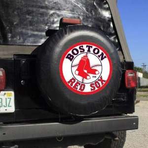 Boston Red Sox Black Logo Tire Cover