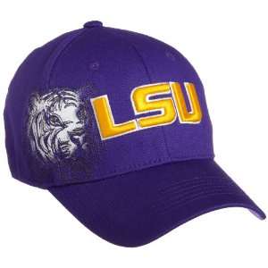 NCAA Mens Louisiana State Fightin Tigers Strike Zone Cap (Purple, One 