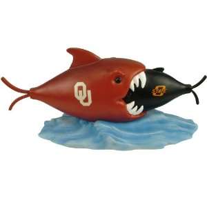  Oklahoma Sooners Rival Fish Figurine