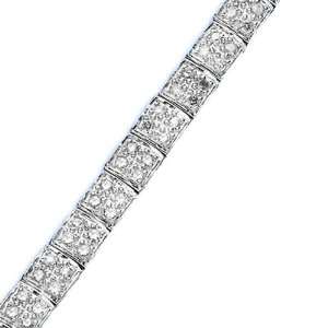    10K White Gold 2 ct. Diamond Tennis Bracelet Katarina Jewelry