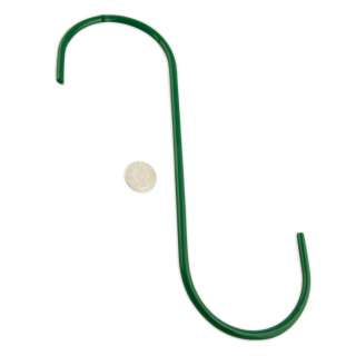 JUMBO 10 Steel S Hooks PVC Coated   Plants Flowers  