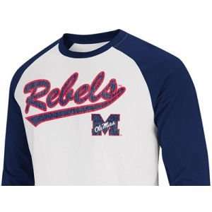   Rebels Colosseum NCAA Franchise 3/4 Sleeve T Shirt
