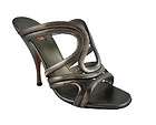 AZZEDINE ALAIA Pewter Metallic SANDALS Shoes Heels 36.5