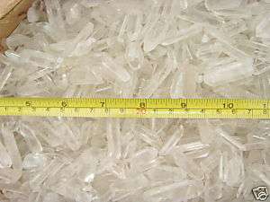 Clear Quartz Crystal Point   50 g Small Pieces Lot  