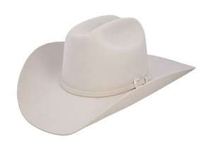 New Bone *RESISTOL* 2X Wool Felt Western Cowboy Hat  
