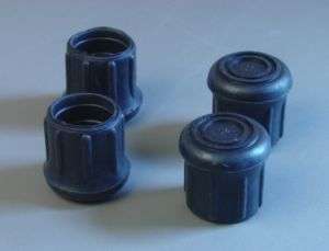 Set of Four 1 1/8 Rubber Tips  Cane, Crutch or Chair  