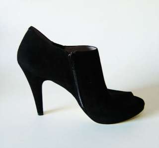 New Nine West PHANTOM Ladies Black Suede Heels Shoes  