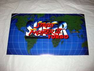 Super Street Fighter 2 II Turbo Jamma Arcade Marquee  