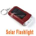 Mini 3 LED Solar Powered Flashlight Torch Keychain  