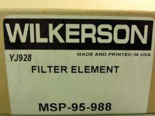 19708 NEW Wilkerson MSP 95 988 Filter Element  