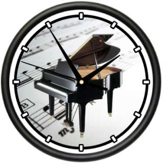 PIANO Wall Clock baby grand player music teacher gift  