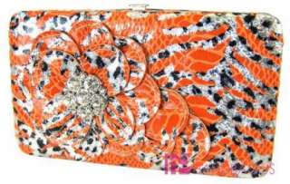   flower flat clutch wallet featherlight snakeskin scale this fashion