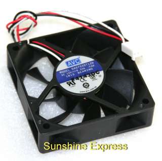 New AVC Fan DA07020T12H 70x70x20mm DC 12V 0.33A 3 Wire  