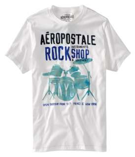 Mens AEROPOSTALE Musical Graphic T Shirt NWT  