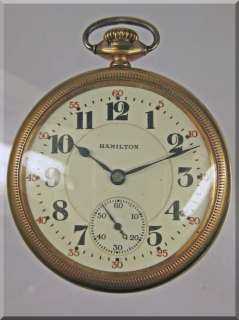 Hamilton 992 OF 21 Jewel Adjusted 5 Positions Swing Out Pocket Watch 