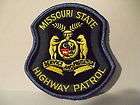 Missouri State Highway Patrol shoulder police patch (fire)  