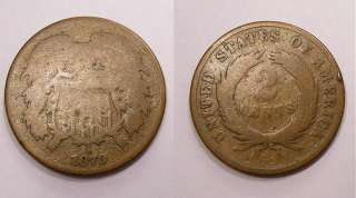 1870 2 Cent Piece TOUGH DATE 34 6  